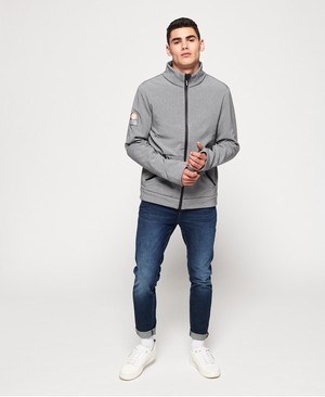 Superdry Mountaineering Softshell Férfi Kabát Titán/Szürke/Narancssárga | TGYVD8503